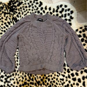 Express cableknit sweater